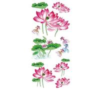 JSHEN 7 Sheets Temporary Tattoos Stickers Women Men Waterproof 3D Realistic Lotus Flower Animal 9x19cm Art Temporary Tattoos Festival Party Arm Shoulder Tattoo For Lady Girls Or Kids