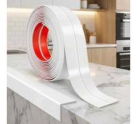 JSIWOTH 9M Flexible PVC Moulding Trim Self Adhesive Wall Corner Protector, Peel and Stick Corner Trim for Wall, Ceiling, Door Frame & Window Edge (White, W:30MM)