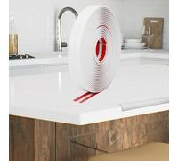 JSIWOTH Peel and Stick Wall Molding Trim, Self Adhesive Corner Guard & Edge Protector Trim, White Flexible Trim for Wall Furniture Stairs Table Countertop, 6M x 20mm