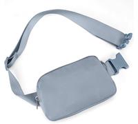 JSJ Mini Fanny Pack Belt Bag for Women and Men, Navy Blue, One Size, Pack-navy Blue