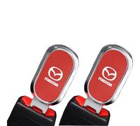 JsjjQf 2 Pcs Car Seat Belt Clip Buckle for Mazda Capella Carol Clef Cosmo Cronos,Seatbelt Clips Slot Plugs Belt Lock Belt Extender Buckle Holder Trim Accessories,B-normal