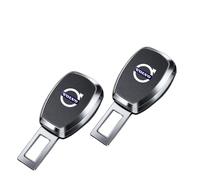 JsjjQf 2 Pcs Car Seat Belt Clip Buckle for Volvo V40 V50 V60 V70 V90,Seatbelt Clips Slot Plugs Belt Lock Belt Extender Buckle Holder Trim Accessories,B-normal