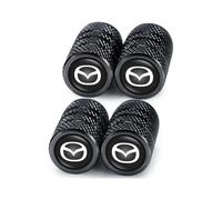 JsjjQf 4 Pcs Car Tyre Valve Caps for Mazda MX-5 MX5 RF ND NC NB NA 1989-2023,Tire Valve Stem Caps Dust Leak-Proof Valve Caps Tire Pressure Caps Replacement Accessories