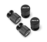 JsjjQf 4 Pcs Car Tyre Valve Caps for Mazda MX5 MX-5 ND RF Miata,Tire Valve Stem Caps Dust Leak-Proof Valve Caps Tire Pressure Caps Replacement Accessories,A