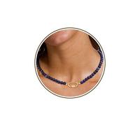 JSJOY Beaded Necklaces for Women Teen Gl Gifts Trendy Stuff Boho Colorful Necklaces for Women Christmas Gifts for Mom Crystal Choker Necklace Wife Birthday Gift Ideas, 18, Yellow Gold, No Gemstone