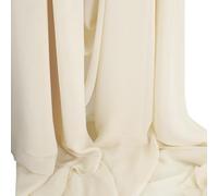 JSJSYO Champagne 5.4 Yards 59" Wide Sheer Chiffon Fabric by The Yard for Wedding Arch Party Decorations