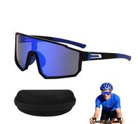 Jsleid Fast Goggles Men Women UV400 Protection Running Glasses, HD View Fast Ski Goggles, Quick Glasses Bicycle for MTB Road Bike Cycling Ski Outdoor Sports Running (Purple)