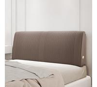 JSLJDM Thicken Headboard Pillow Twin,Wedge Headboard Twin with Side Pockets,Removable Tech-Fabric Cover & Hidden Zipper,Pillow Headboard,for Sitting Up, Reading & Sleeping A 180x60x10cm