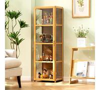 JSLJJBD Acrylic display cabinet Display Cabinets,display Case transparent And Dustproof On Three Sides, Strong Load-bearing, Easy To Open And Close, Suitable For Family Bedrooms, Study Rooms, Etc.