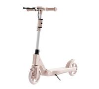 JSLJJBD Foldable Scooter Height Adjustable Scooters with Dual Brakes 80cm-105cm Height Adjustable, Load-Bearing Up to 100KG & 20CM Diameter Tire for Kids Adults and Teens(Pink)