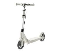 JSLJJBD Foldable Scooter Height Adjustable Scooters with Dual Brakes 80cm-105cm Height Adjustable, Load-Bearing Up to 100KG & 20CM Diameter Tire for Kids Adults and Teens(Ivory)