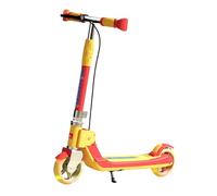 JSLJJBD Kick Scooter for Kids Foldable Lightweight Wheel with Brake Adjustable Height Handlebar Aged 5-15 Wide Standing Board and Up to 110lbs(Red)