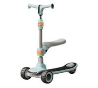 JSLJJBD Scooter for toddlers 1-3, 3-Wheel Scooter with LED Light-Up Wheels & Deck, Adjustable Heights, Detachable Handlebar, Suitable for Children(Pink)