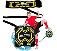 JSM FITNESS® Football Kick Trainer for Kids with Ball Holder - Solo Football Kick Trainer Football on a String - Kick Up Football Trainer Training Belt Adjustable Boys Football Training Equipment