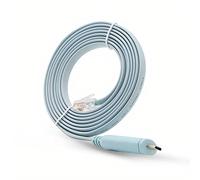 JSM FITNESS USB-C to RJ-45 Console Cable for Cisco, HP, Fortigate, Router and Switches - Thunderbolt for MacBook, Length 1.8 m, Works with Mac, Linux, Windows 10