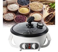 JSMDLN 1200W Coffee Roaster Machine,750g Electric Coffee Bean Roaster for Home Use with 100-240℃ Temperature Adjustment,0-60 minutes Timer,Thermometer,for Baking Peanut,Popcorn Make,Grain Drying 220V