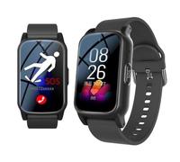 JSMDLN Fall Alarm for Elderly, Fall Detection Smart Watch - S-O-S Emergency Call,Gps Tracker,Fall Detection,4G HD Video Call,Health Monitoring, Ip67 Waterproof,Multiple Languages,for Elderly Black