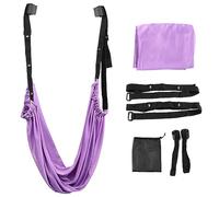 JSMTKJ Aerial Yoga Hammock - Anti-Gravity Swing Set for Ballet, Pilates, Gymnastics with Nylon Sling - Trapeze Swing for Flexibility Training