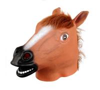 JSMTKJ Horse Mask for Halloween Mask, Latex, Animal Mask, Latex Mask for Party, Halloween, Carnival, Masquerade, Theatre Props, Cosplay