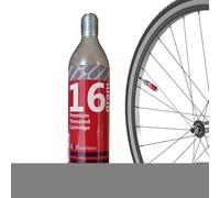 Jsnwernb Air Cartridge for Tyres, 16 g Cartridges for Bicycle Pump, Portable Threaded Bottle for Bicycle Pump, On the Go Road Bike Mountain Bike City Bike