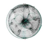 Jsnwernb Crayfish Trap - Foldable Net Live Catch | Mesh Lobster Cage 12" x 24" for Fishing Dock Beach River Lake on Coast and Turtle Crab Shrimp Catch