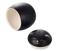 Jsnwernb Dog Urn - Ceramic Urn for Storing Cat Ash as a Keepsake - Moisture-resistant Memory Box for Small Medium Large Puppies Kittens with Paw Print Collar Hair