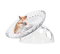 Jsnwernb Silent Hamster Wheel - Stable Silent Exercise Toy for Small Animals | Silent Hamster Saucer Spinner | for Dwarf Rabbit Hedgehog Ferret Squirrel