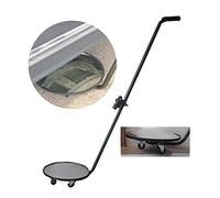 json2xml 12-Inch Under Vehicle Inspection Mirror, Security Mirror with Wheels and LED Light for Security Check Under Cars, Trucks, Equipments, Over Shelves and Corners