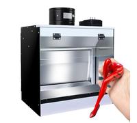 json2xml Pro Waterfall Airbrush Spray Booth, Slide-Rail Easy-Remove Water Tank Airbrush Spray Booth with Waterfall Filtration, Hobby Paint Booth for Model Painting Handicrafts Sculptures 58×50×40cm