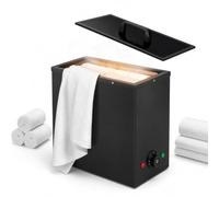 json2xml Professional Towel Warmer | 9 Temperature Settings Hot Towel Cabinet with Removable Wire Rack | Hot Towel Warmer for Beauty Salon Esthetician Facials Barber Shop Spa Massage Rooms Black-20L