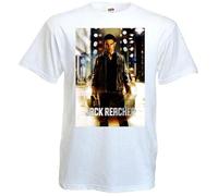 JSONBS Jack Reacher v.2 Movie Poster T Shirt White S-5XL WhiteXXX-LargeWhite3XL
