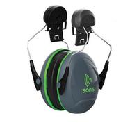 Jsp Aeb010-0Cy-800 Sonis 1 Ear Defenders Helmet Mounted Dark Grey/green