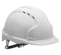 JSP AJF160-000-100 SAFETY HELMET, EVO3,SLIP RATCHET, WHITE