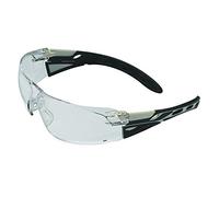 JSP Eiger Premium Safety Spectacles - Clear K&N Anti-scratch/Anti-mist Lenses - Grey Frames (1EIGGREY23CKN)