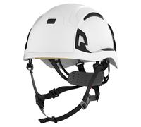JSP EVO ALTA Baseworker Safety Helmet - Wheel Ratchet - Vented - White (ARB170-000-100)
