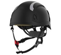 JSP EVO ALTA Dualswitch Safety Helmet Hard Hat Wheel Ratchet Vented Black | All-round impact protection. Switch between - EN397 industrial & EN12492 climbing protection with one helmet. Made in UK