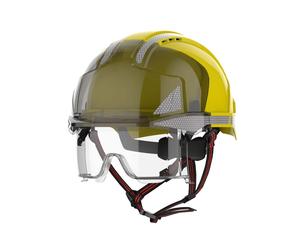 JSP EVO VISTA Dualswitch Helmet with VISTAlens and Silver CR2 - Vented Safety