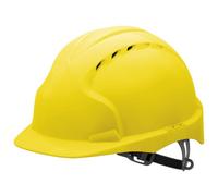 JSP Protection Safety Helmet EVO2 - Vented, Slip Ratchet, EN 397 - Yellow (AJF030-000-200)