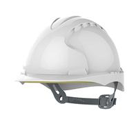 JSP EVO2 Non-vented White Safety Helmet