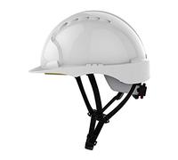 JSP EVO3 Comfort Linesman Chinstrap Safety Helmet Hard Hat White, UK made