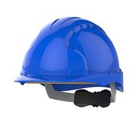JSP EVO3 HDPE Safety Helmet Wheel Ratchet Blue (AJE170-000-500)
