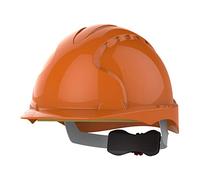 JSP EVO3 Safety Helmet Hard Hat - Non-Vented - Wheel Ratchet Adjustment - Comfortable Adjustable Fabric Harness - Lightweight - For Construction, Electrical & Industrial - EN397, EN50365