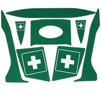 JSP Reflective CR2 Decal Kit for EVOLite® - Green First Aid - Pack of 10 (AHV440-000-300)