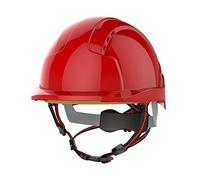 JSP EVOLite Skyworker Safety Helmet Hard Hat Wheel Ratchet Vented Red