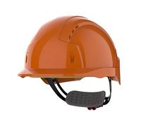JSP EVOLite Super Light Safety Helmet Hard Hat Wheel Ratchet Vented Orange