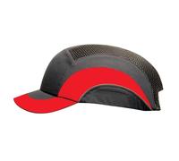 JSP - Hardcap A1+ 2.5 cm Reflective Micro Peak - Grey/Red ABT000-30L-500