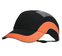 Hardcap A1+ 7cm Long Peak - Black/Hi-Vis Orange (JSP ABR000-00N-500)
