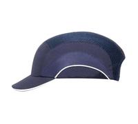 JSP HARDCAP A1+ Lightweight Safety Bump Cap - 5cm Peak - Black - Ventilated - Mens Hard Hat Cap - For Construction, Warehousing, Manufacturing, Logistics & Industry - EN812