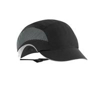JSP HardCap Aerolite Bump Cap HDPE Shell Water Repellent Short Peak Black Ref AAF000-001-100 164091