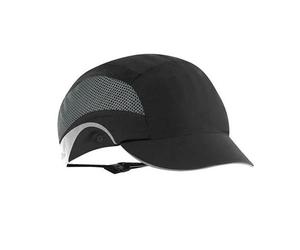JSP HardCap Aerolite Bump Cap HDPE Shell Water Repellent Short Peak Black Ref AAF000-001-100 164091